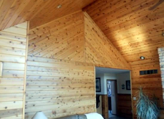 Wood Wall Plank Installation WI